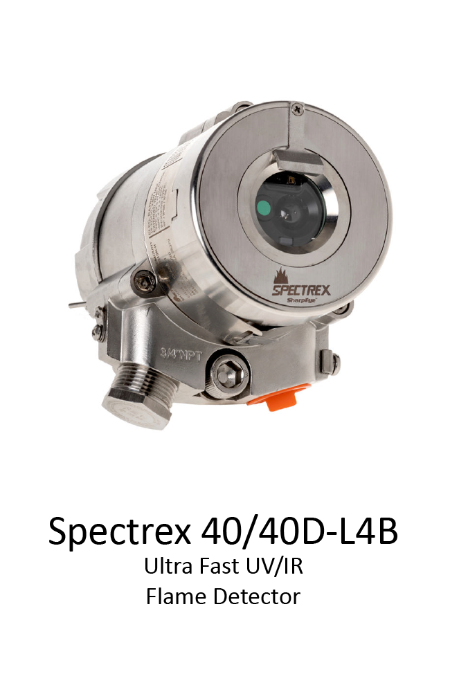 MODEL 40/40D-L4B Ultra Fast UV/IR Flame Detector